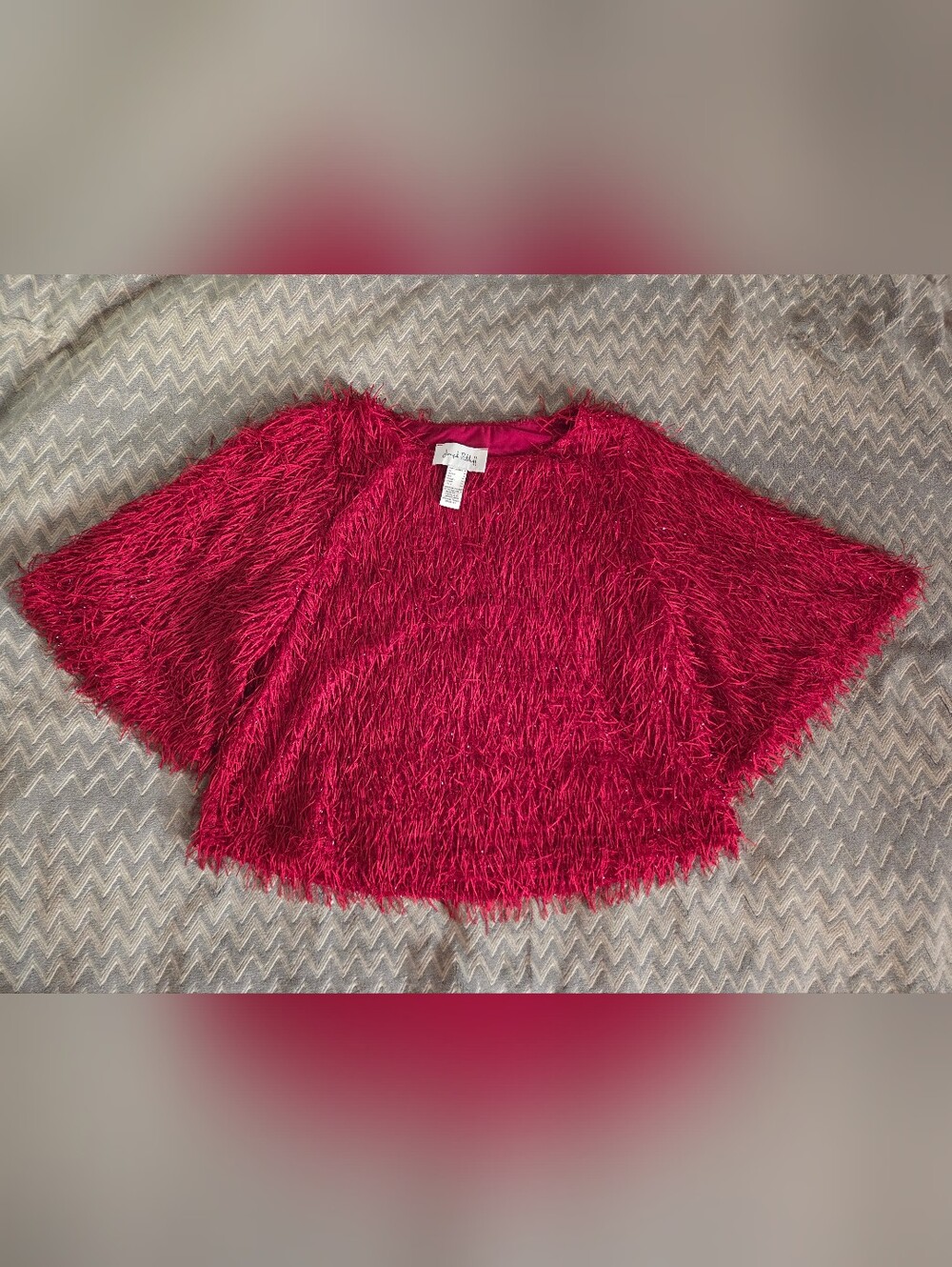 Joseph Ribkoff Red Tassled Shirt